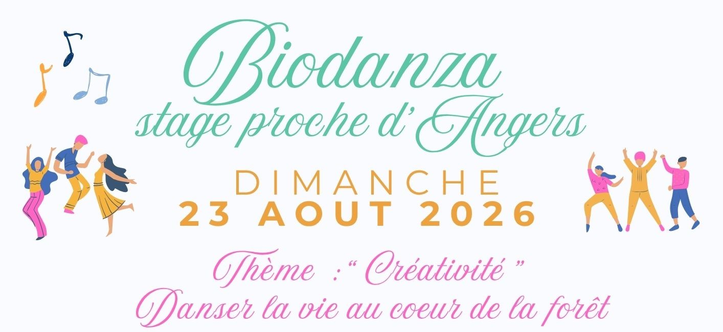 Stage biodanza 23 aout 2026 près d'Angers